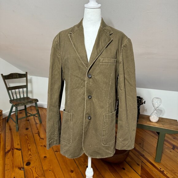 St. John's Bay Men's oiled canvas blazer Classic size medium - Picture 1 of 3